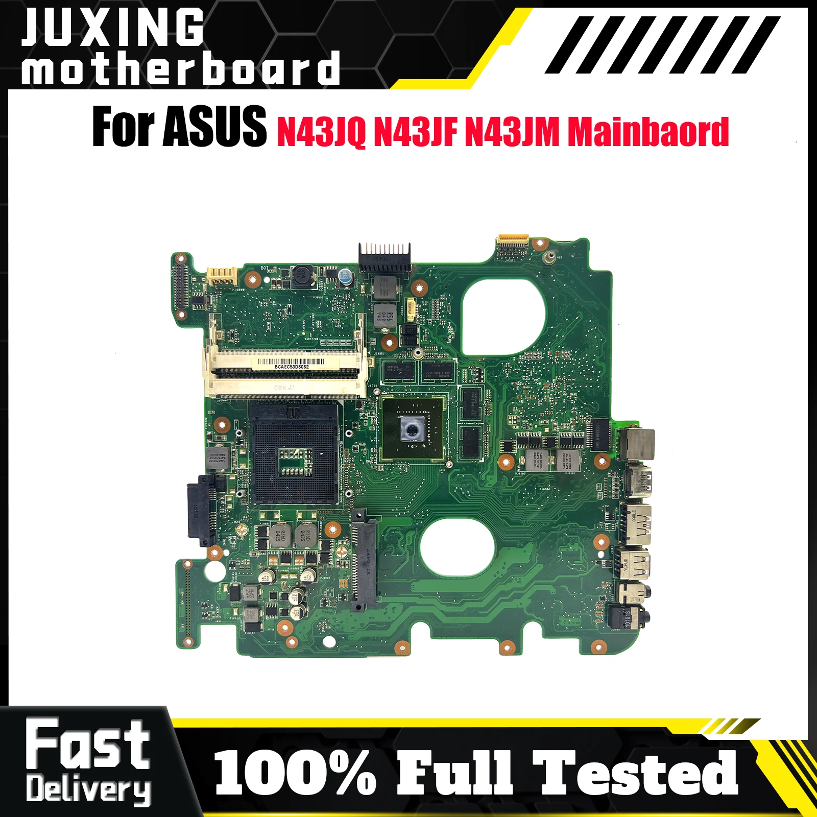 

Материнская плата для ноутбука N43JQ для ASUS N43JQ N43J N43JF N43JM, материнская плата для ноутбука Цей товар есть в наличии, 100% тестирование, ОК, быстрая доставка