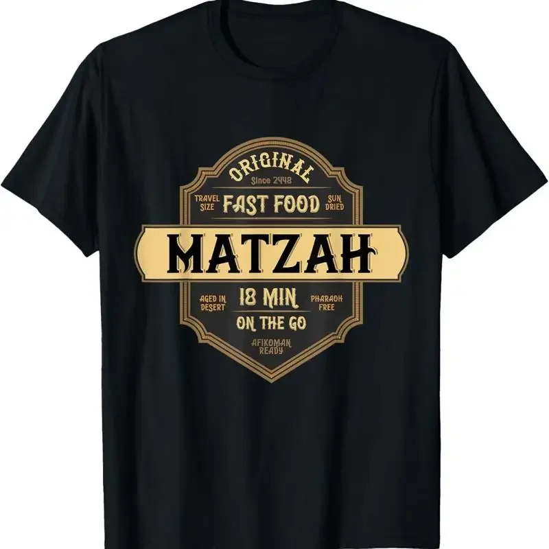 Passover Matzah The Original Fast Food Funny Seder T Shirt