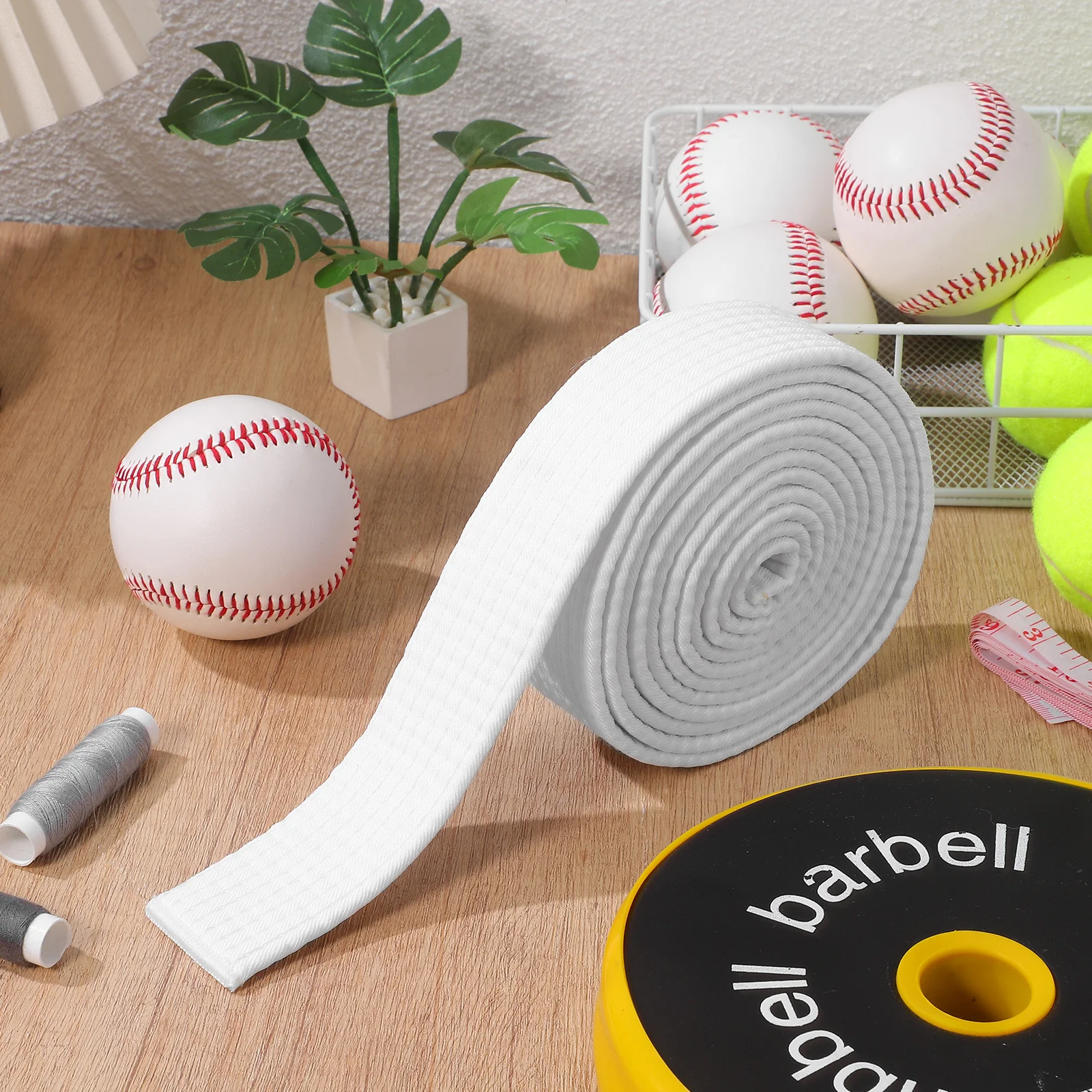 1 قطعة حزام التايكوندو الكاراتيه فنون الدفاع عن النفس حزام خصر خفيف الوزن بسط معدات التدريب للرجال النساء الجودو موحدة اللياقة البدنية