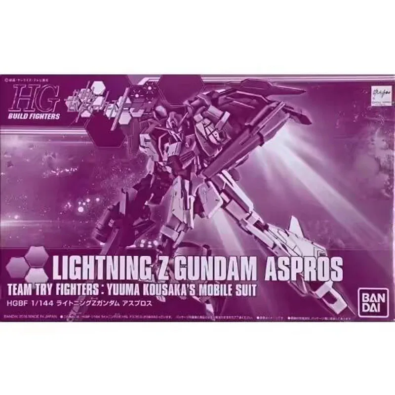 Bandai HGBF 1/144 Gundam construire combattants foudre Z Gundam Aspros PB Limited Gundam personnage d'anime modèle d'assemblage de poupée mobile