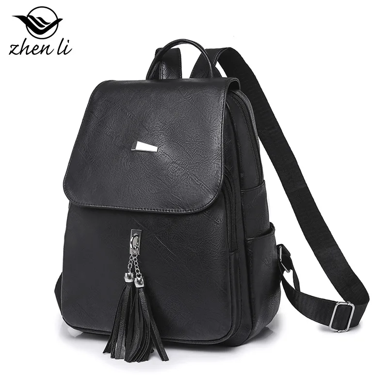 Bolsos elegantes de cuero PU para mujer, mochilas retro europeas y americanas de cuero PU para otoño 2025, mochilas para mujer