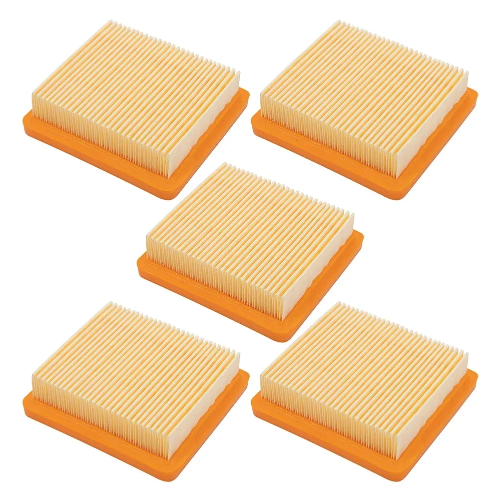 5Pcs 4180 141 0300 Air Filter For KM91R KM131 FS89 FS91 FS111 String Trimmer Brush Cutter Garden Power Tool Accessories