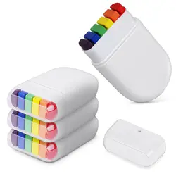 Lápiz de crayón lavable de 6 colores para cara y cuerpo, pluma de maquillaje para celebraciones del Día del orgullo, escenario, arte, Graffiti, dibujo, cepillado
