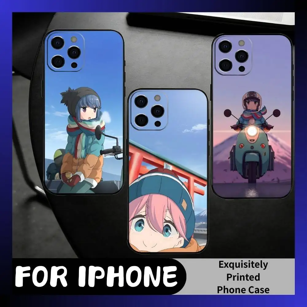 

Rin Ainme L-Laid-Back C-Camp Season3 Phone Case For iPhone17,16,15,14,13,12 Plus,Max Soft Silicone Black Cover