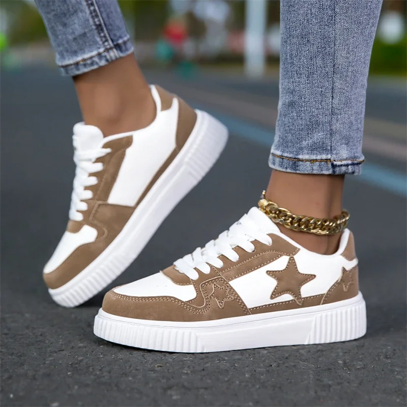 

Trend Stars Skateboard Shoes Unisex Casual Sneakers Men Women Non-slip Men's Skate Shoes Comfy Lightweight Women's Sports Shoes