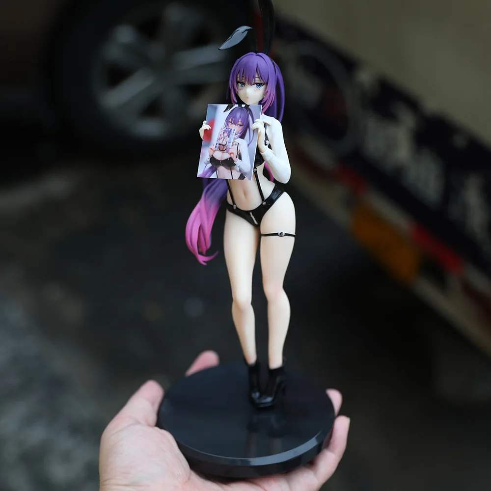 

Anime Role Bunny Girl Yuna Pretty Girl Figure Toys Desktop Chassis Ornament Cartoon Peripheral Birthday Gifts