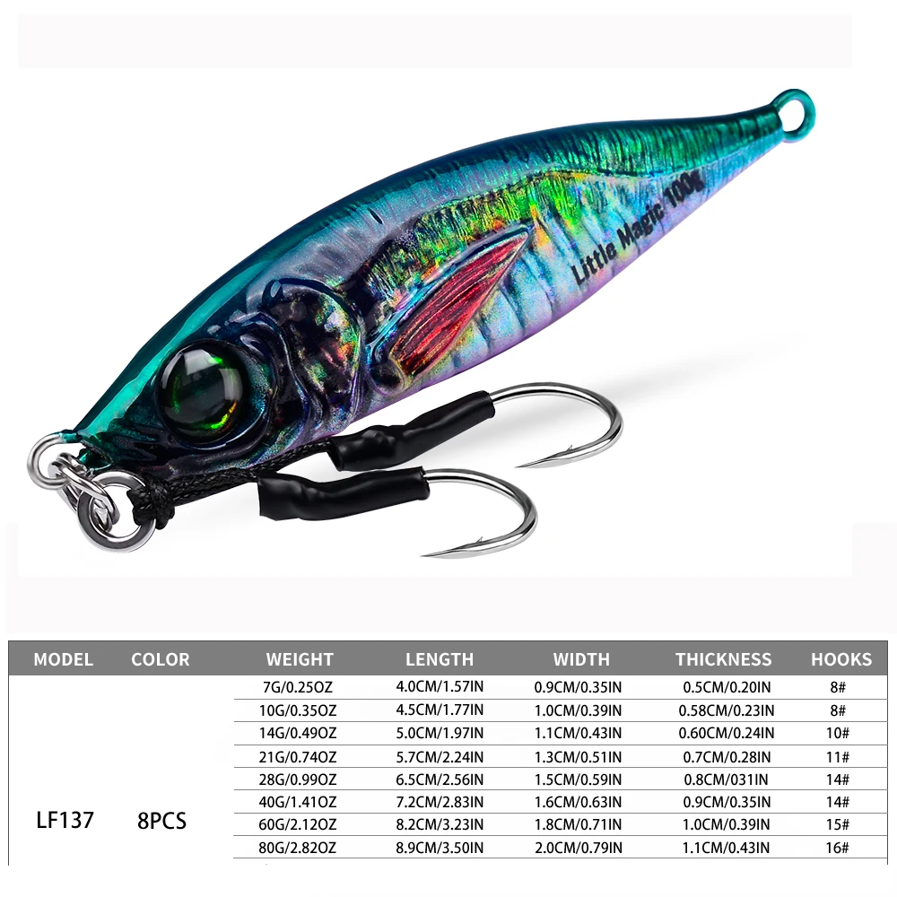 PROBEROS 1pc Luminous Lure Bait,3D painting spraying real fish scale bionic coating, 0.25-2.82oz Bionic Bait,Long Range Fishing