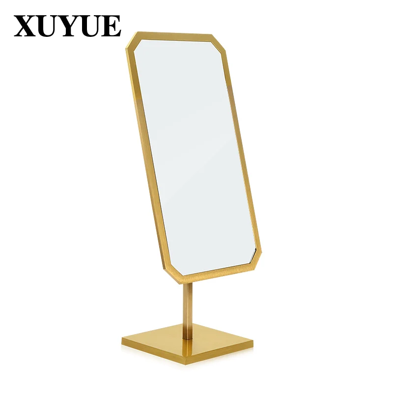 Jewelry store counter dedicated mirror Metal high-definition 180 degree flip mirror Counter multi-purpose display mirror