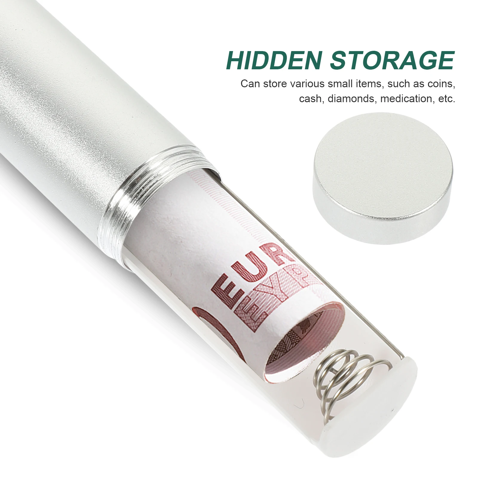 

Fake Power Bank Secret Stash Hidden Money Container Compact Portable Storage Box for Coins Cash Durable Water Resistant Key Safe