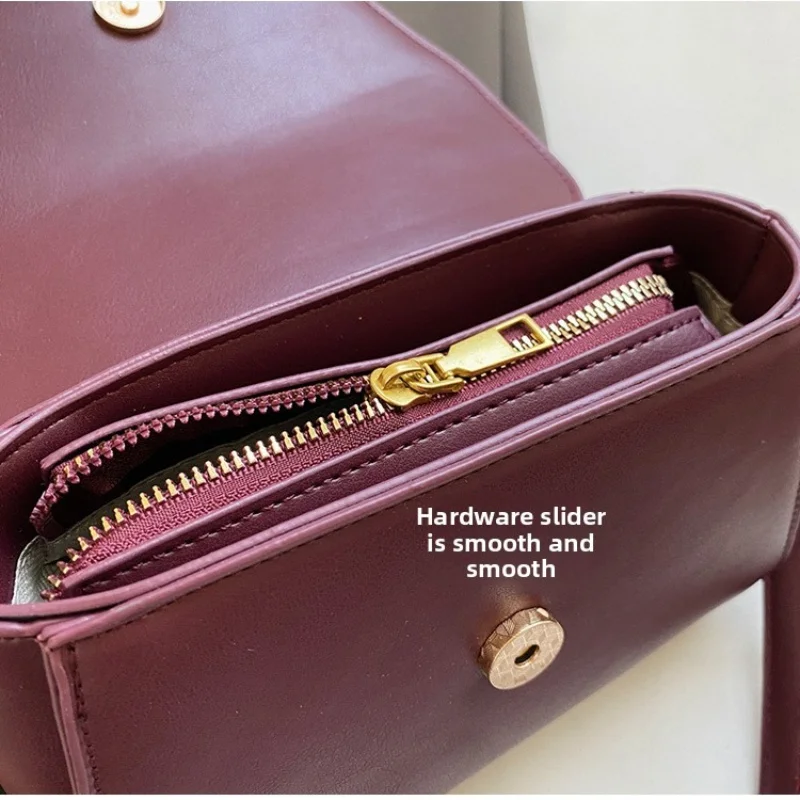 Elegant Faux Handbag with Adjustable Strap Golden-Tone Hardware and Flap Closure - Trendy Commuting Hobo Crossbody Bag for Women