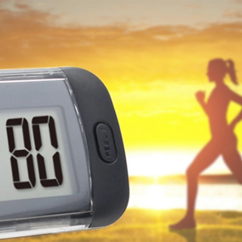 Simple 3D Step Counter Pedometer Suitable for Accurate Walking & Fitness Tracking Everyday Use With Large Display Screen