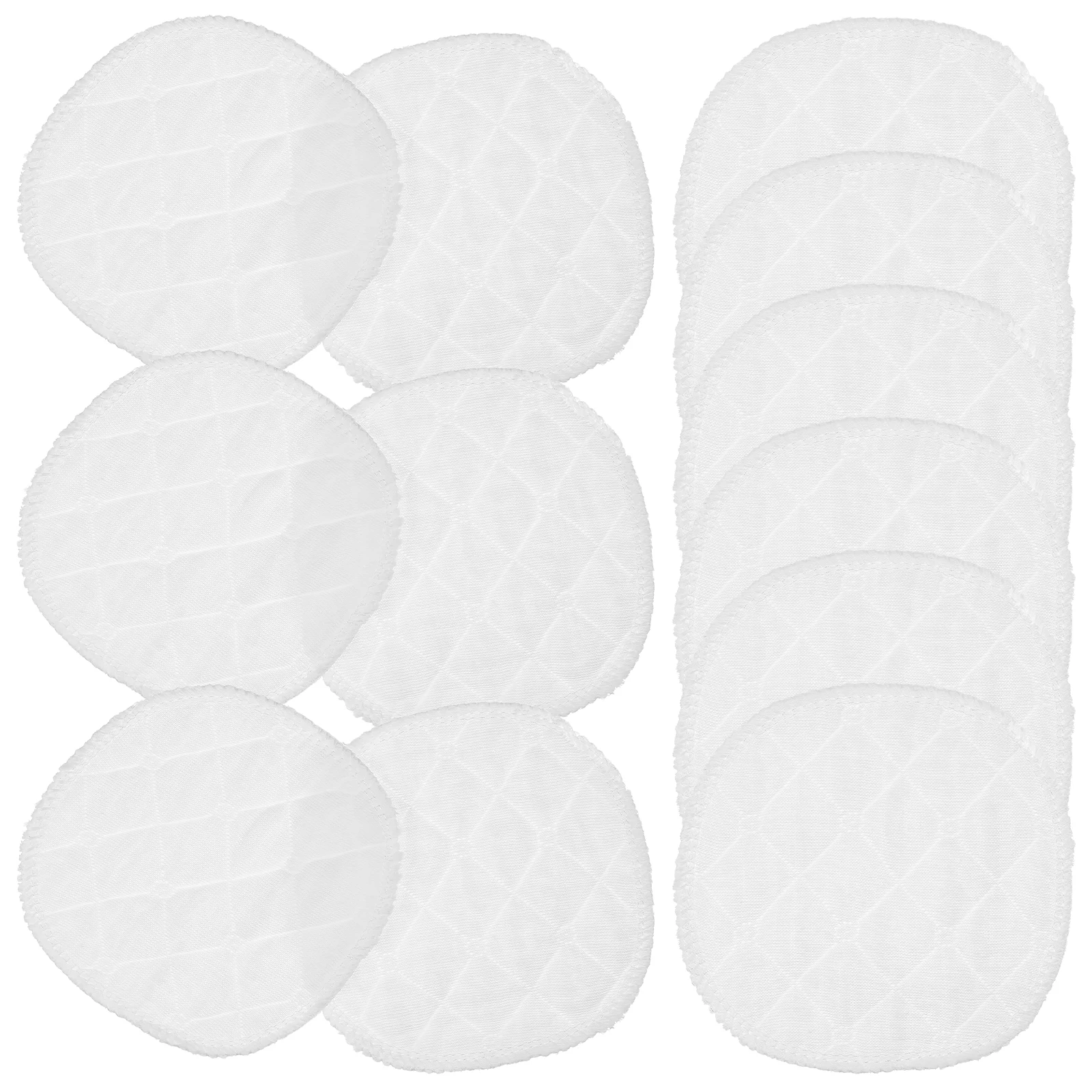 Coussinets d'allaitement lavables et réutilisables, 12 pièces, épais, 3 couches, Protection anti-fuite, matériau en coton doux, idéal pour les douleurs