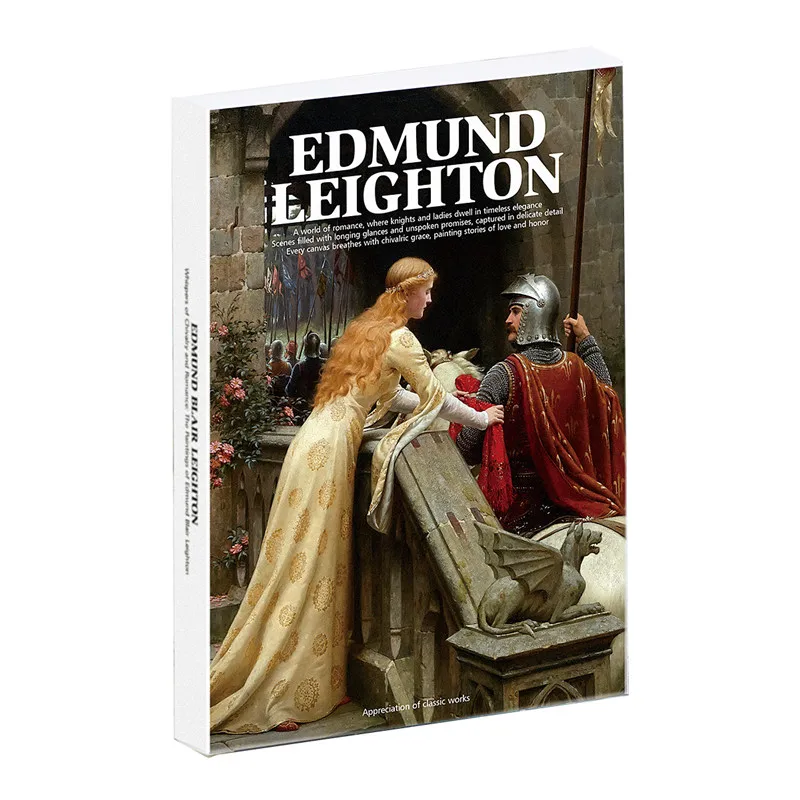

30Sheets/Set Edmund Leighton Artist Postcard Retro Greeting Card Stationery Wish Card For DIY Journal Decoration Poster Sticker