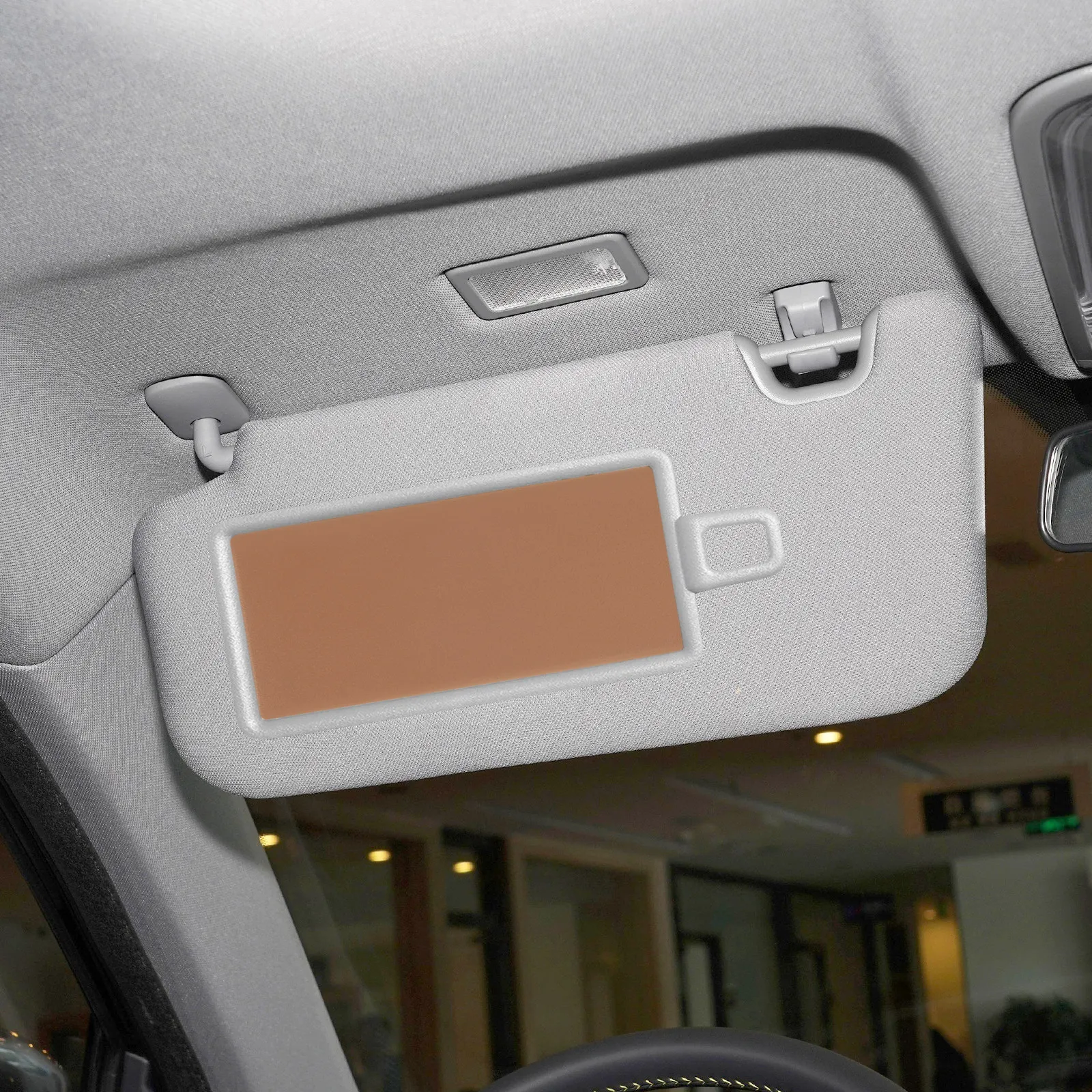 Sun Visor Makeup Mirror Cover Car Vanity Mirror Protector Lid Interior Replacement Auto Visor Cover Compatible for Chevrolet Car