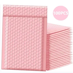 100pcs Small Business Supplies Pink Bubble Mailers Packaging Bags to Pack Products Delivery Package Shipping Envelope Mailer