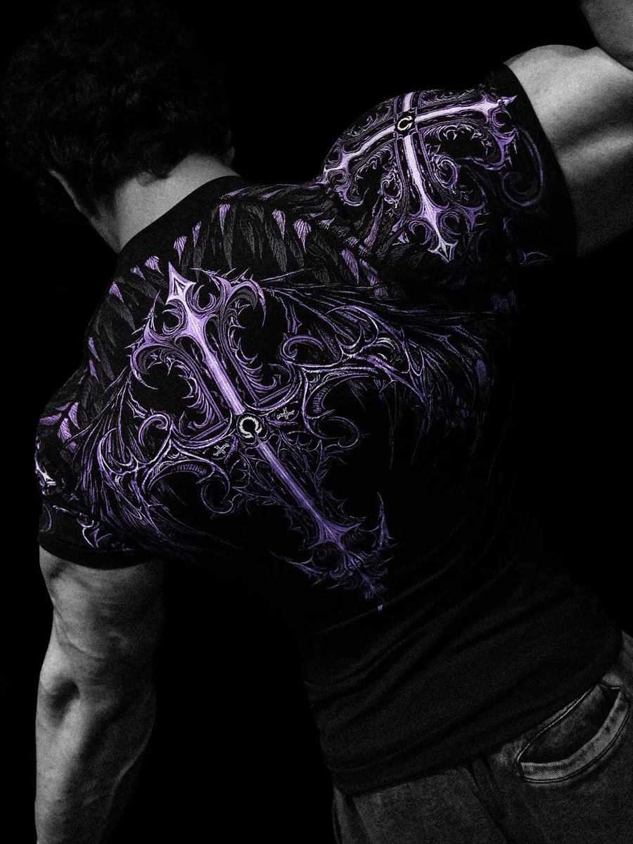 Breathedivinity T-shirt de fitness à manches courtes à séchage rapide, vêtements de sport élastiques et ajustés, vêtements de compression pour le cyclisme