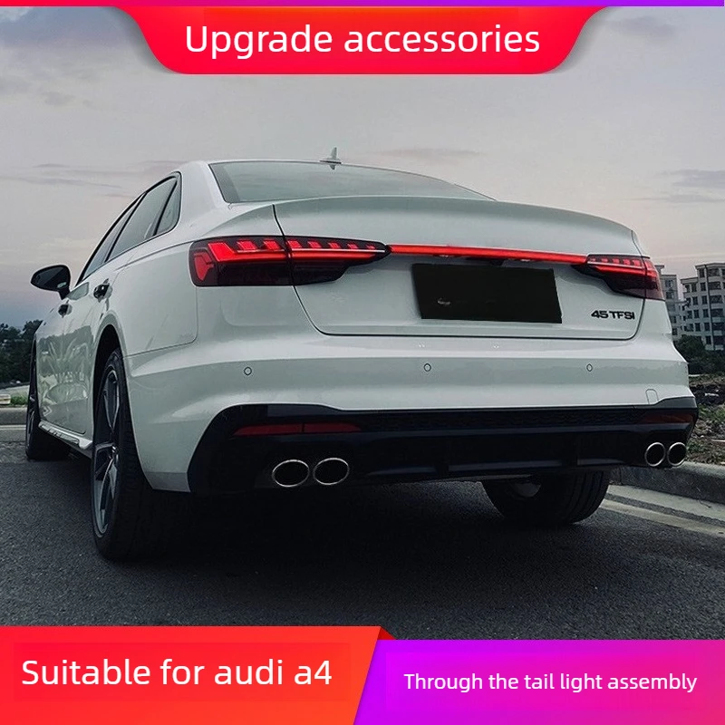 For audi a4L a4 b9 2020-2025 through taillight modification dynamic taillight assembly Car Lights Tail Light upgrade accessories