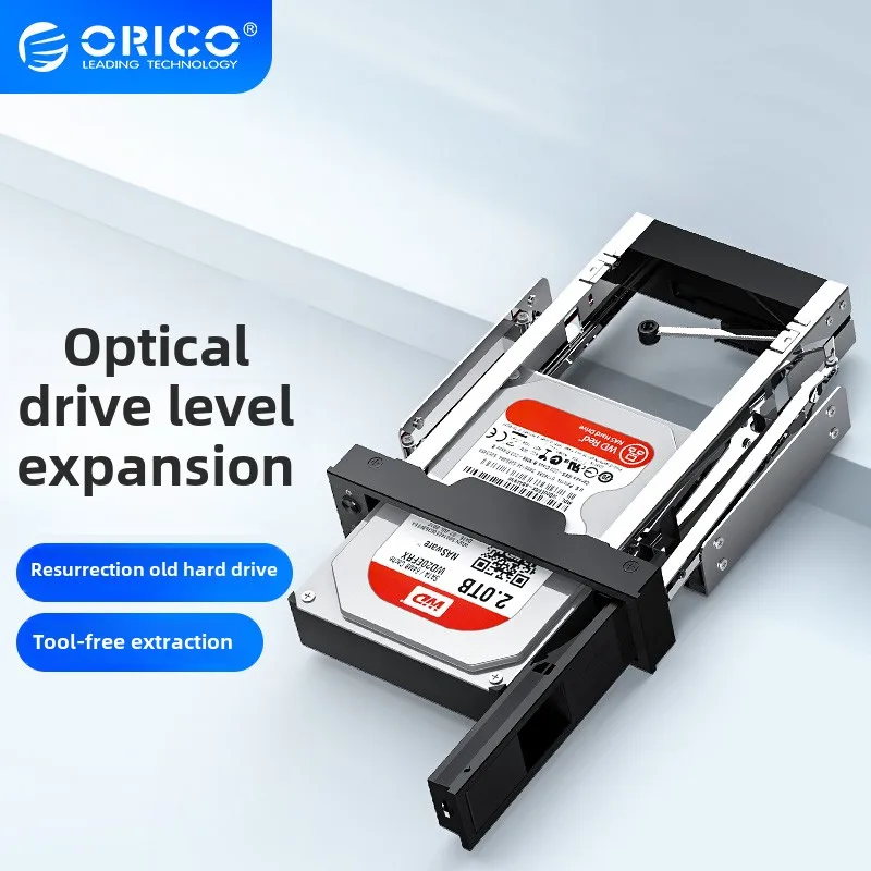 

ORICO 1106SS 3.5" HDD Tray Hot Swap SATA 6Gbps, Tool-less Optical Bay Hard Drive Enclosure for Desktop PC Server Data Storage