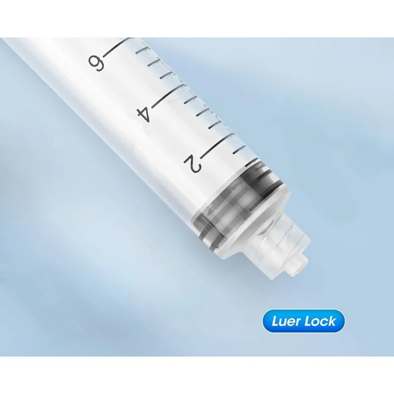 High Quality 1ml 3ml 5ml 10ml 20ml 30ml 60ml 100ml Luer Lock Syringe Individual Pack for Ink Injection Industrial Dispensing
