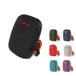 Haut-parleur compatible Bluetooth pour vélo d'extérieur, boîte de son sans fil TWS, micro intégré, appel mains libres, caisson de basses étanche IPX5, 392