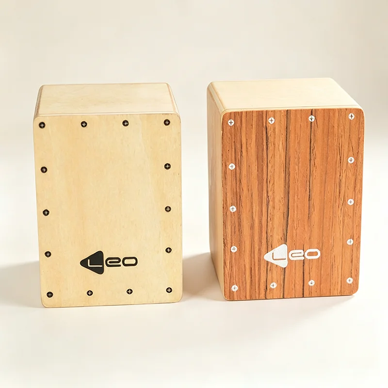 Mini Cajon Shaker Box Wooden Percussion Hand Tap & Shake Rhythm Instrument for Beginner Adult Band Travel Camping Musical Gift