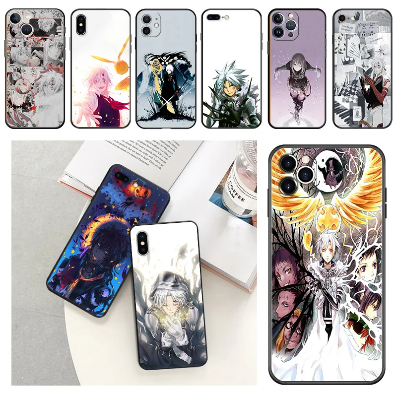 Phone Case For iphone 16Plus XR XSMax 15 14 13 12 11 16 Pro Max Mini 7 8Plus 15Pro D. GRAY-MAN Anime Black Soft Protective Cover