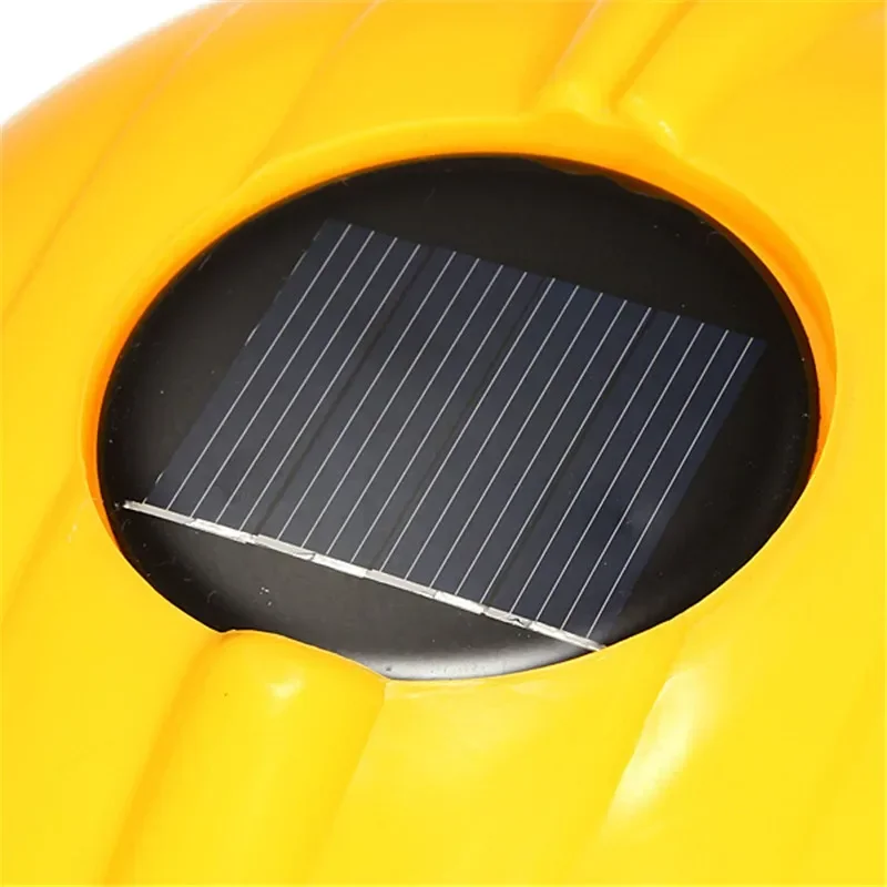 ANPWOO New Design Adjustable 0.3W PE Solar Powered Safety Security Helmet Hard Ventilate Hat Cap with Cooling Cool Fan Yellow