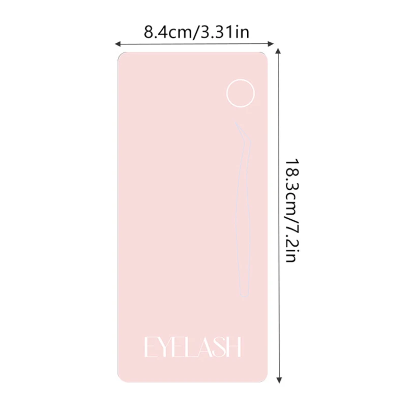 Supporto magnetico per pinzette per ciglia finte Soft Anti Fall Board Display per ciglia finte Pallet specializzato per innesto di ciglia