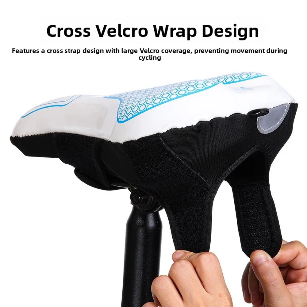 Bike Seat Cushion  Soft Bicycle Saddle Compatible Indoor And Outdoor Cycling For Road Cycling And Mountain Bike Accessories - view 4