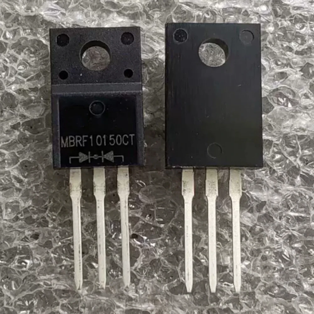 10pcs/lot MBRF10150CT TO-220F MBRF10150 10150CT cischy 10A 150Vrrn 5A 0.89Vf TO-220 In Stock