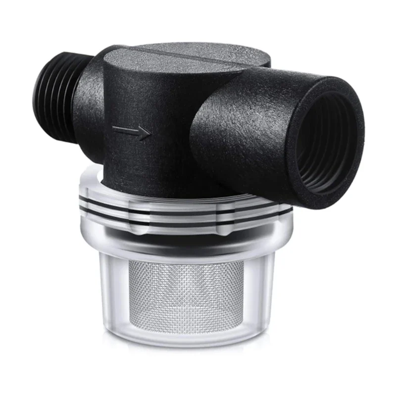 Filtro de mangueira de rega de jardim portátil para uso doméstico de carro, pré-filtro de impurezas de irrigação agrícola de plástico, água de aquário