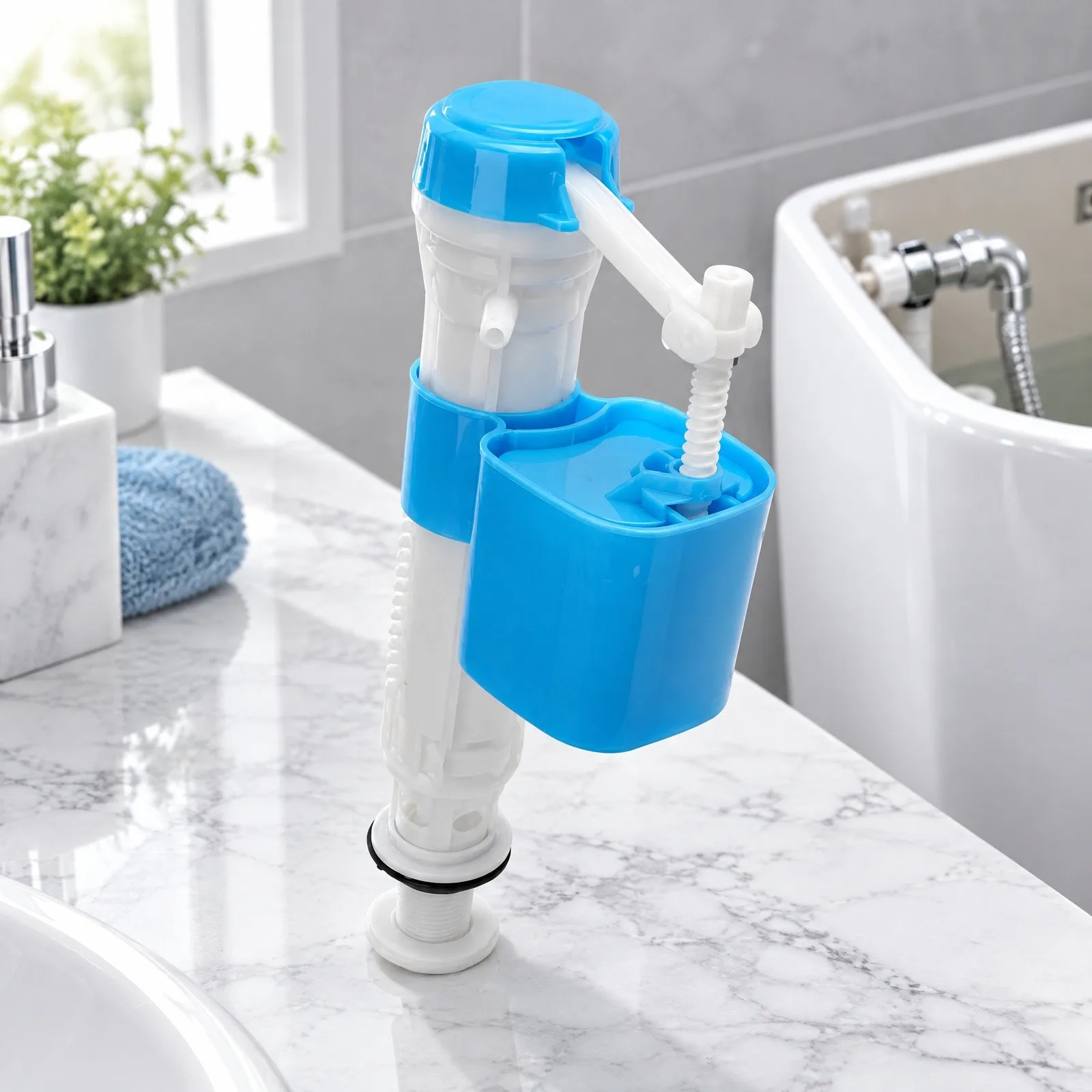 Fill Valve Height Adjustable Silent Water Saving Toilet Cistern Toilet Tank Type Adjustable Note Package Content