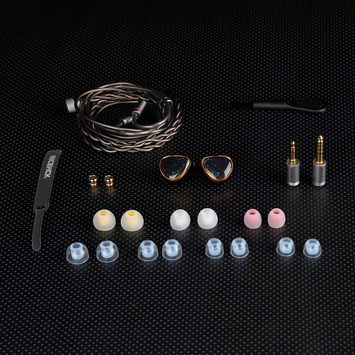 NICEHCK NX8 طبعة خاصة داخل الأذن سماعة 1DD + 6BA + 1PZT السائقين الهجين 0.78 مللي متر 2Pin واجهة 2 في 1 وحدات التوصيل الموسيقى IEM