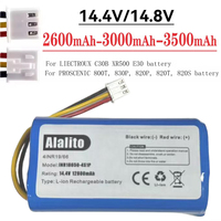 14.4V/14.8V 6.8Ah 18650 li-ion battery For LIECTROUX C30B XR500 E30 For PROSCENIC 800T 830P 820P 820T 820S Robot Vacuum Cleaner