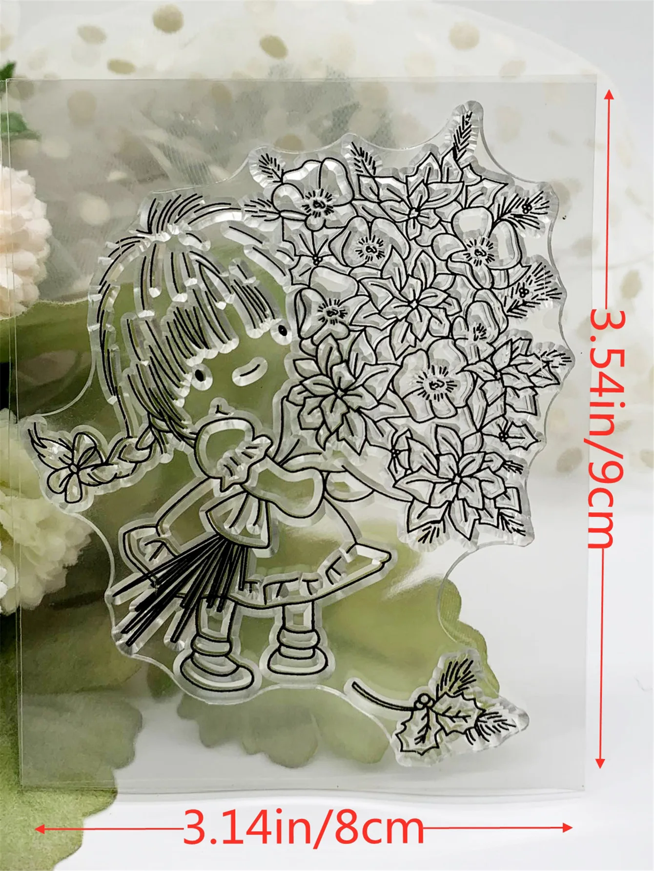 CustomClearGirl Words Rubber Silicone Clear Stamps For Scrapbooking Tampons Transparents Seal Background Stamp Card Making Diy