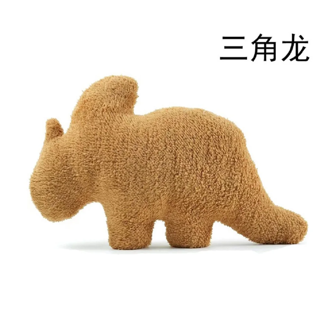 الكتلة وسادة دينو الدجاج الكتلة وسائد فخمة الكرتون ديناصور وسائد فخمة محشوة الحيوان أفخم للأطفال هدايا الطفل