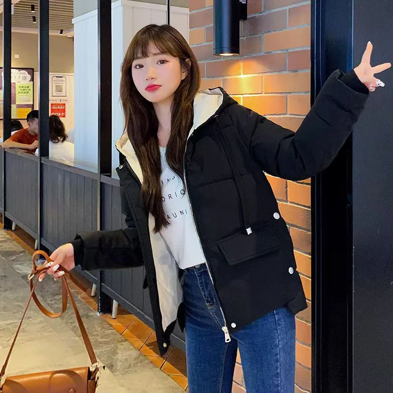 Winter Thickened Students Loose Korean Cotton-padded Jacket Short Cotton-padded Jacket 2024 New Down Women's Winter Clothes Coat