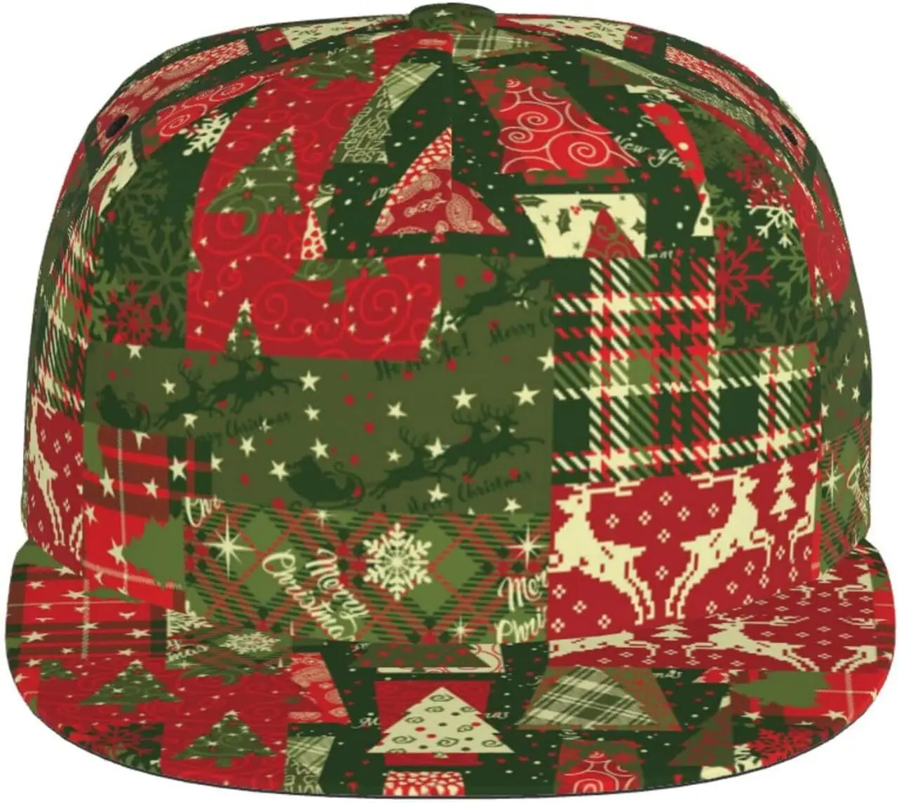 Christmas Snowflakes Baseball Cap Adjustable Xmas Holiday Cap for Running Workouts and Outdoor Activities All Seasons