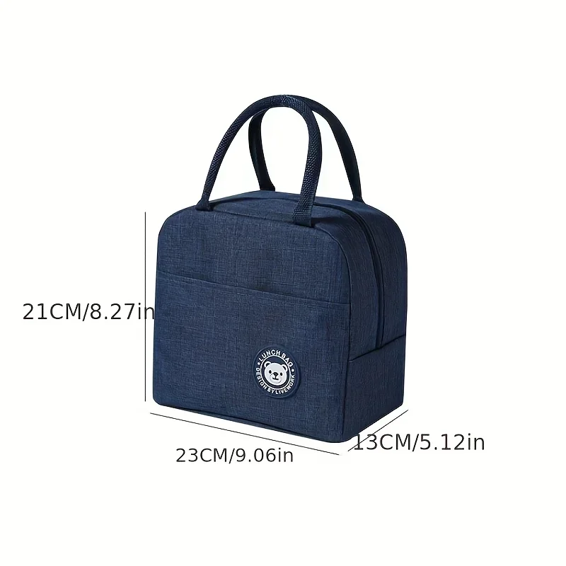 حقيبة بينتو محمولة ذات سعة كبيرة، سهلة الحمل، طازجة وطازجة، قماش أكسفورد سميك مقاوم للماء، مقاوم للرطوبة ومتين