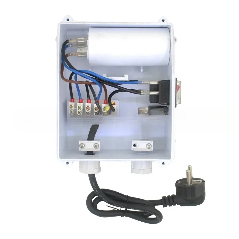 220V Submersible Control External Capacitive Single-Phase Deep WellPump Switch Box