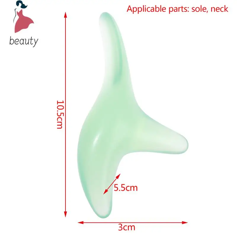 Âmbar Resina Cera Triângulo Pé Massageador, Acupuntura Gua Sha, Ferramenta Shiatsu