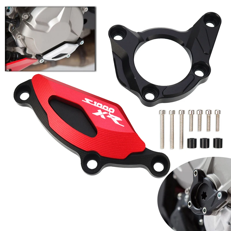 

Motorcycle CNC Engine Stator Case Guard Cover Frame Slider Protector For S1000R S1000XR S1000RR S1000 R XR RR 2015-2018