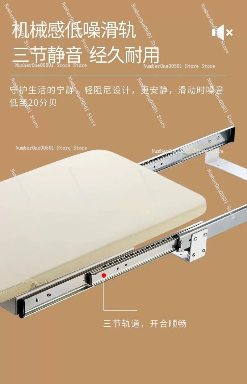 

55 Folding Ironing Board Hidden in Wardrobe Closet with Iron Rest