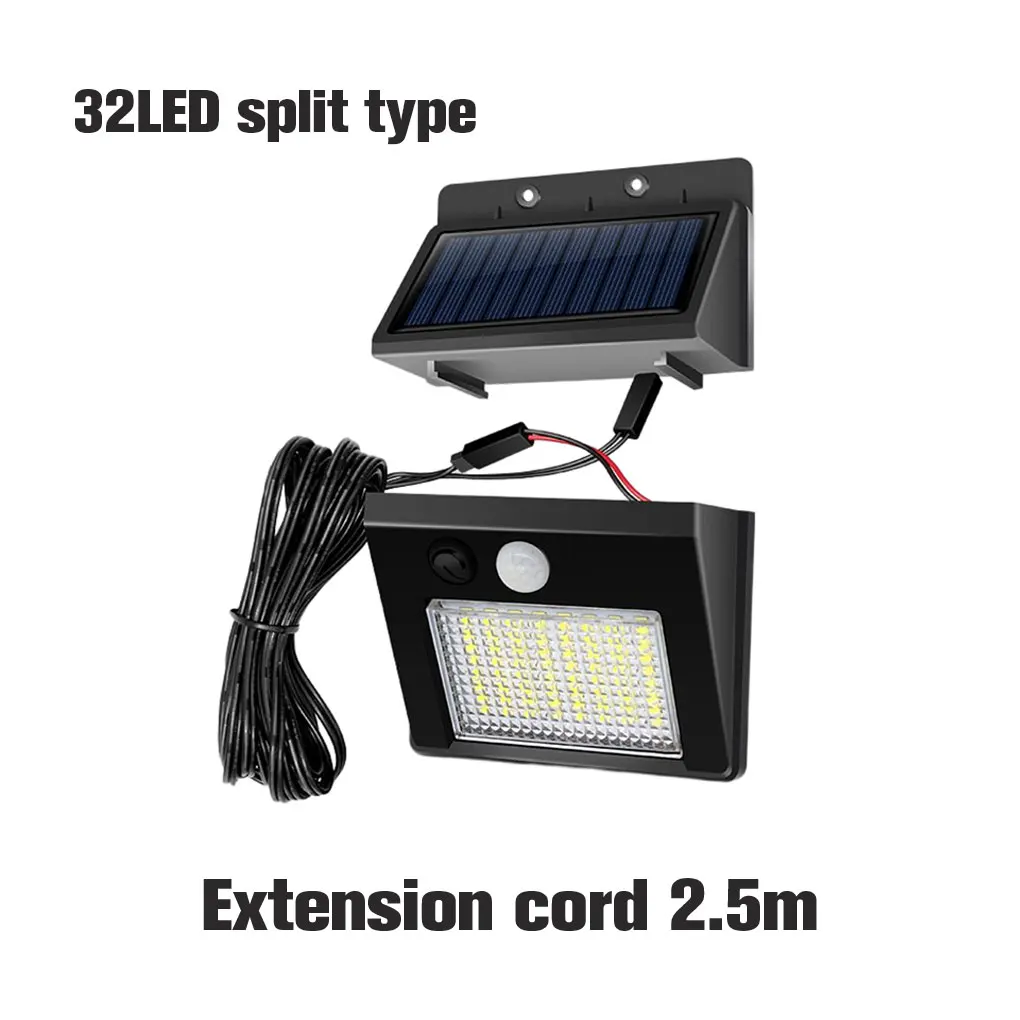 Solar Powered Light 30 LED Lights Garden Lamp PIR Motions Sensor Lightweight Lamps Courtyard Lighting Lantern Yard Decor