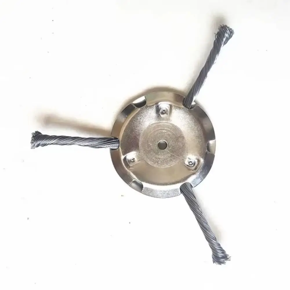 

Сменная насадка для триммера из стальной проволоки с 3/6 режущими элементами, щетка для удаления сорняков, для беспроводных триммеров и садовых косилок