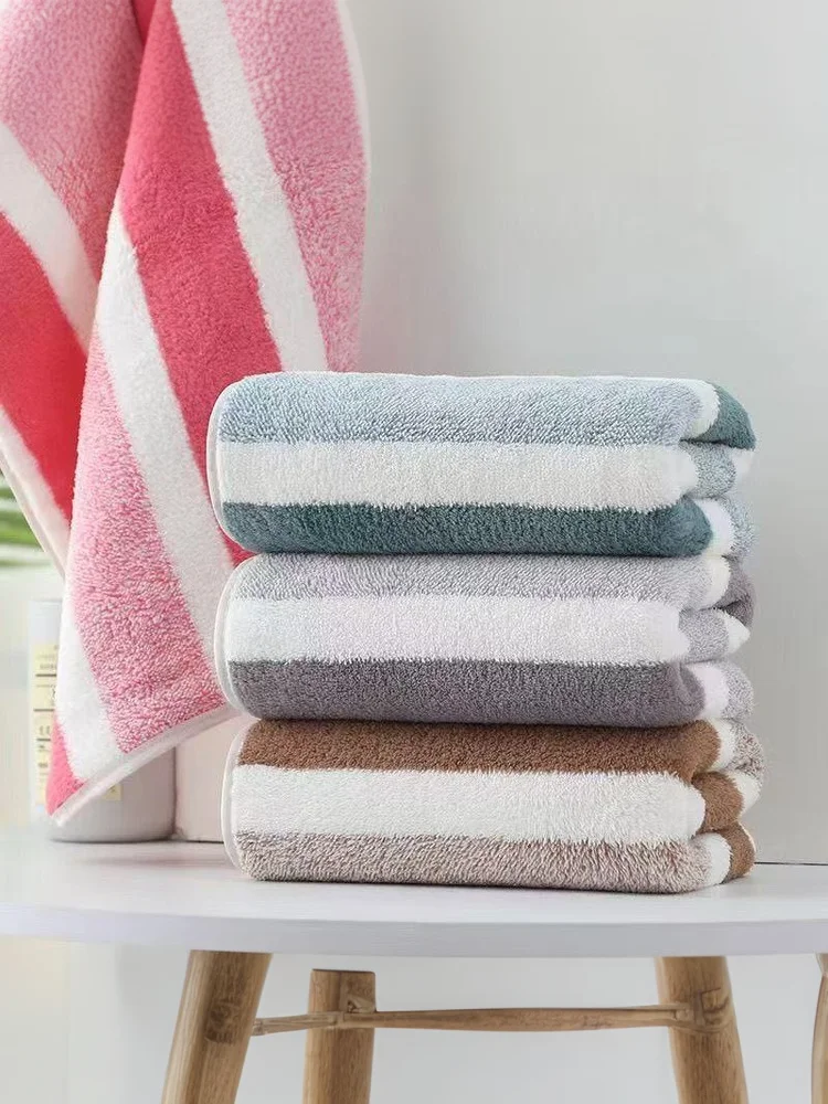 Thick Coral Fleece Beach Towels Highly Absorbent Quick Dry Durable_voghion.com