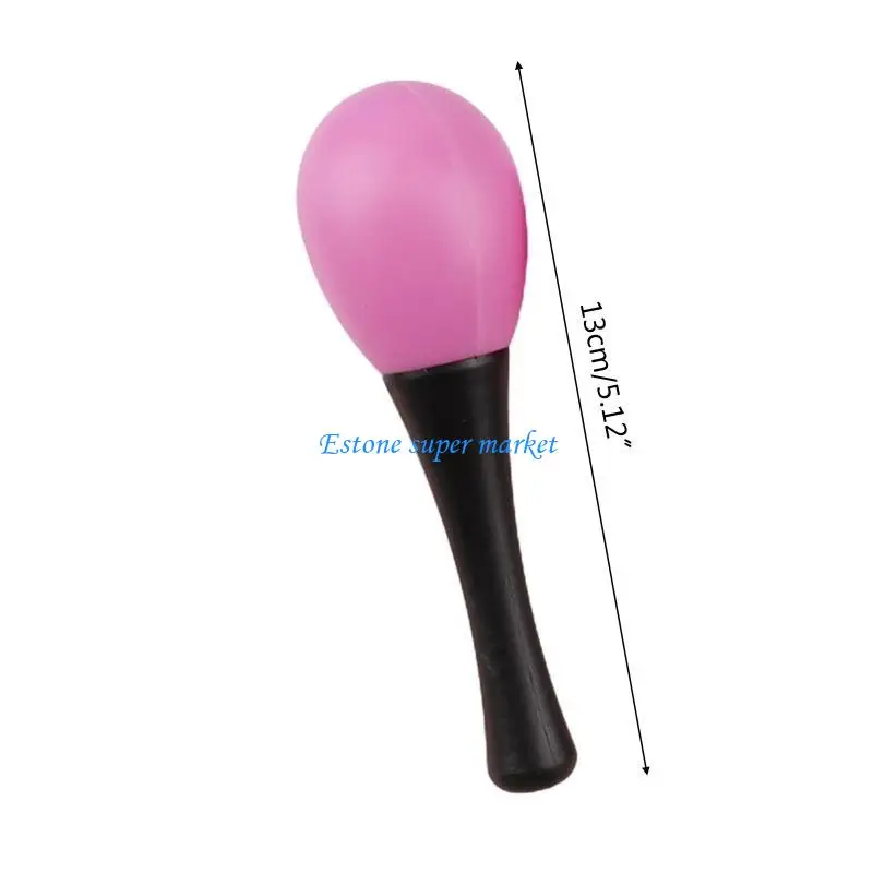 090B พลาสติกสั่นระฆัง Maraca ดนตรีการศึกษาของเล่นค้อนเด็กทารกของขวัญโปรด