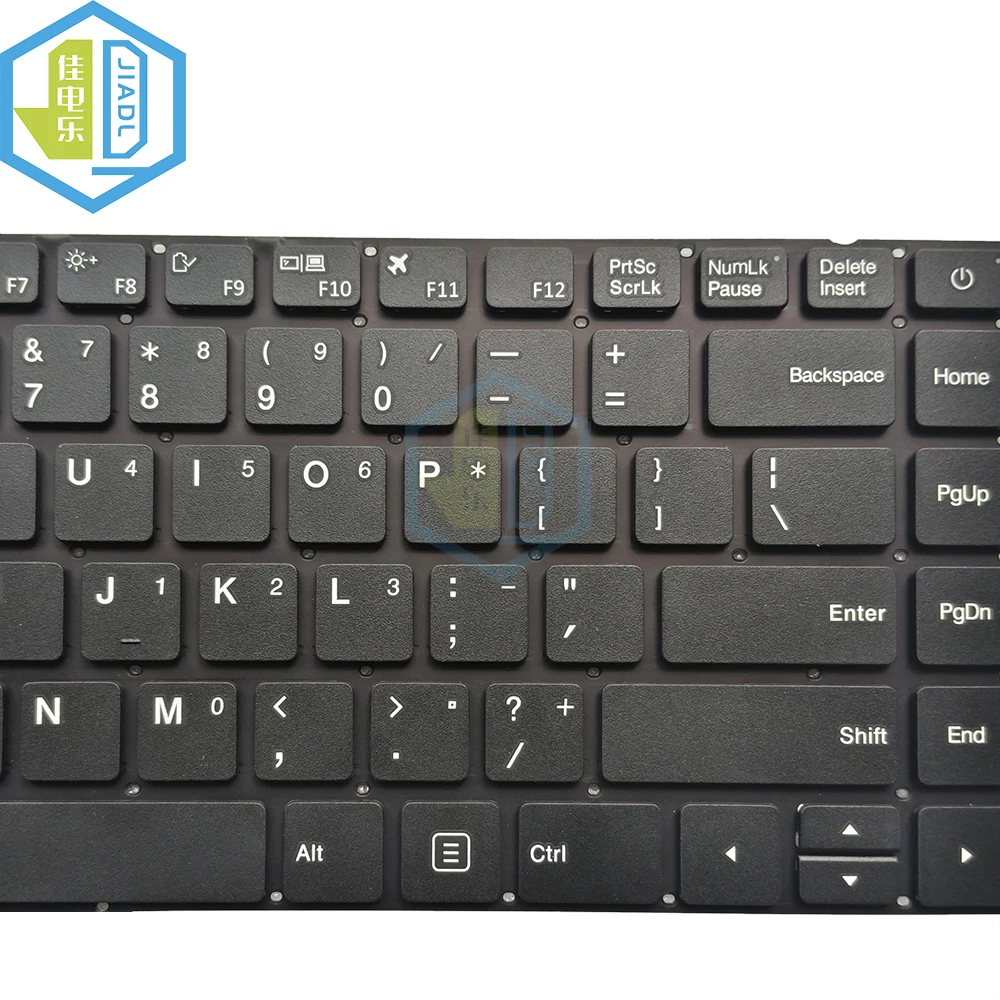 Nuova tastiera sostitutiva per laptop inglese americano per V6507F UCJ-6507F senza retroilluminazione