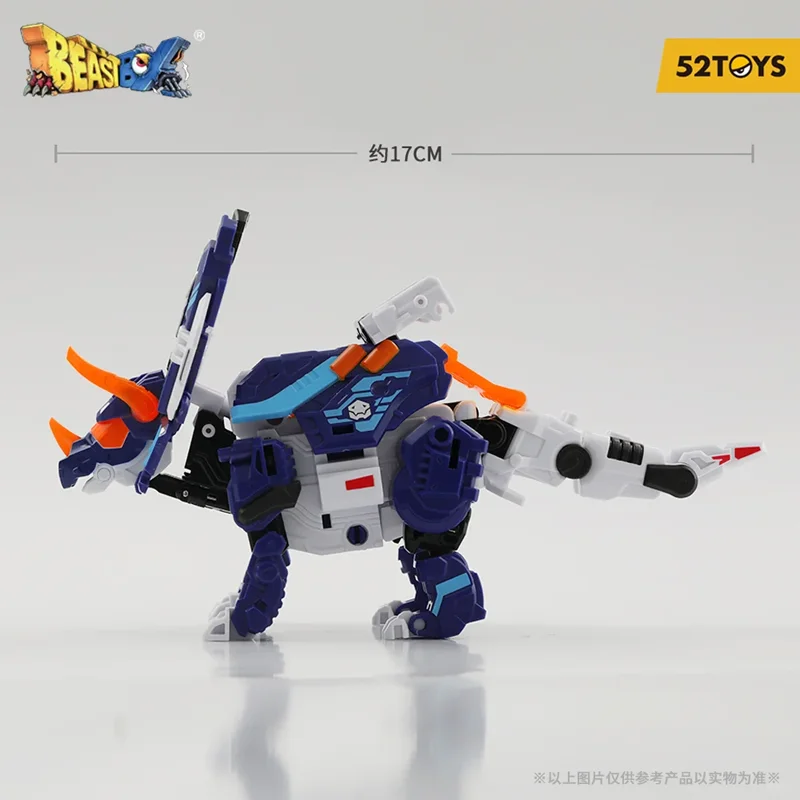BeastBox BB-55 Sigma Triceratops Transformável Dinossauro Figura de Ação Montagem Modelo de Armazenamento Compacto Brinquedo da Moda Presente Surpresa