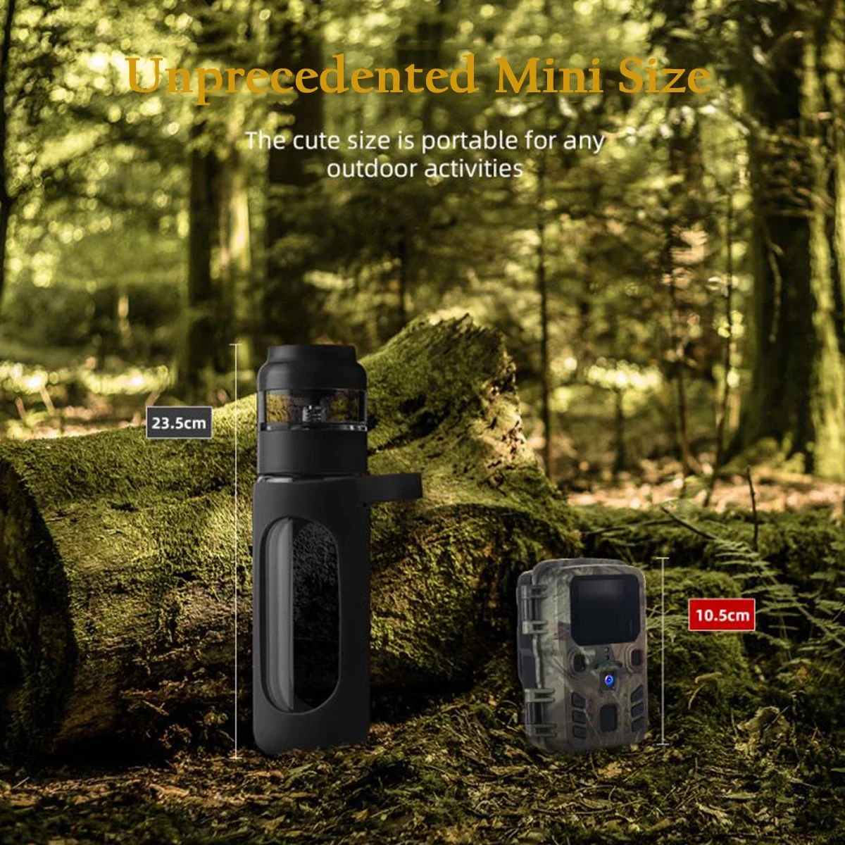 Cámara de caza Mini600 20MP – Trampa fotográfica con detección 1080P - imagen 4